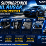 5 ciri shockbreaker mobil rusak dan estimasi biaya perbaikannya