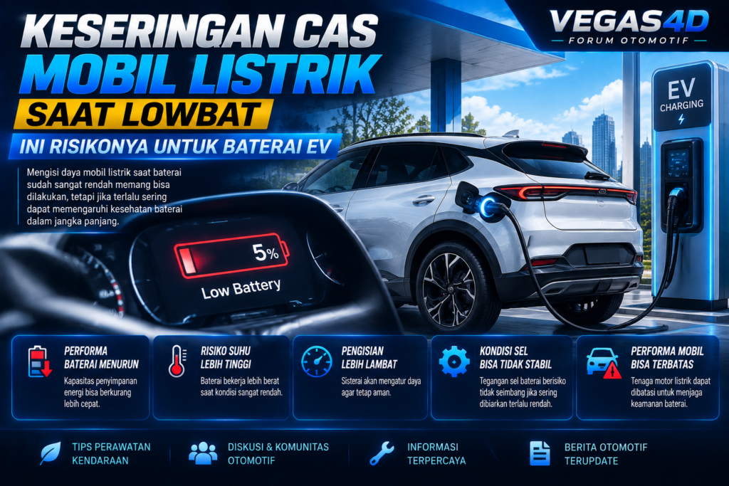 Efek sering cas mobil listrik saat baterai lowbat dan cara merawat baterai EV